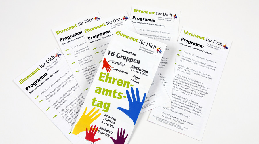 Wortart, Almut Thöring, Ehrenamt, Pastoralverbund, Delbrück, Hövelhof, Flyer, Almut Flach